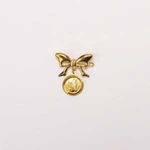 Broche Nœud et Apparition Lourdes