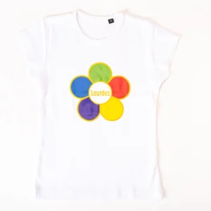 T-shirt enfant les 5 continents Lourdes