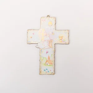 Croix enfant en prière