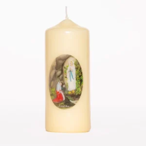 Bougie Apparition de Lourdes