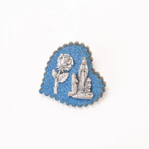 Magnet cœur bleu avec Apparition