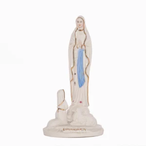 Statue Apparition en porcelaine biscuit