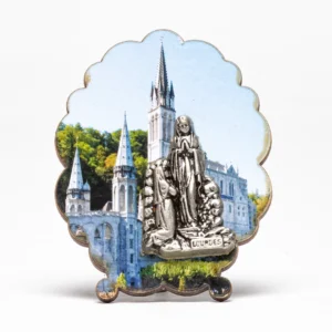 Cadre basilique et Apparition Lourdes