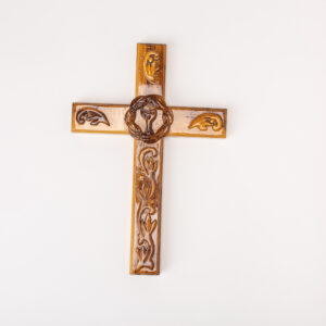 Crucifix en Olivier 24.5 cm