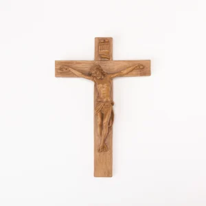 Crucifix imitation bois 