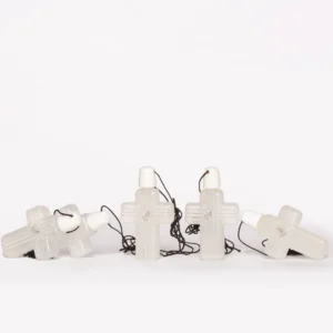Lot de 5 croix en plastique 2 cl Eau de Lourdes