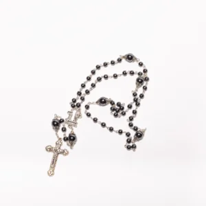 Chapelet hématite Apparition Lourdes