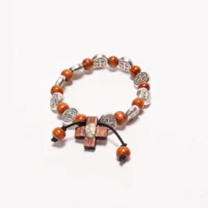 Bracelet Saint Benoît et Lourdes