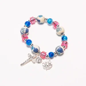 Bracelet Saint Benoît et Lourdes