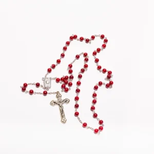 Chapelet perles et Eau de Lourdes 