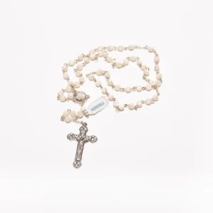 Chapelet perles nacre Lourdes 