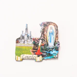 Magnet Apparition Lourdes et Basilique 