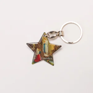 Porte-clés étoile Lourdes