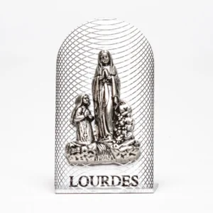 Cadre en métal Apparition Lourdes