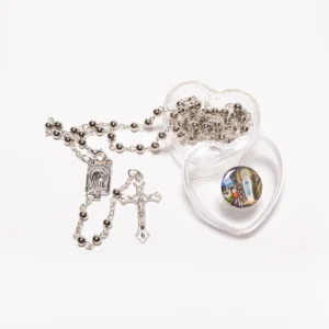 Chapelet Lourdes avec boîte