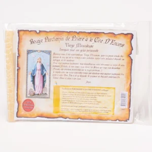 Bougie parchemin Vierge Miraculeuse