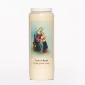 Bougie neuvaine Sainte Anne