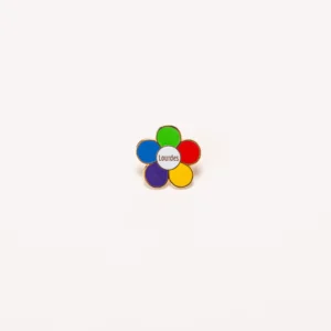 Pin's fleur Lourdes 
