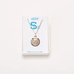 Parure argent Apparition de Lourdes