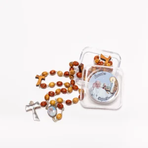 Chapelet bois du Pape François