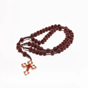 Chapelet en velours Lourdes 